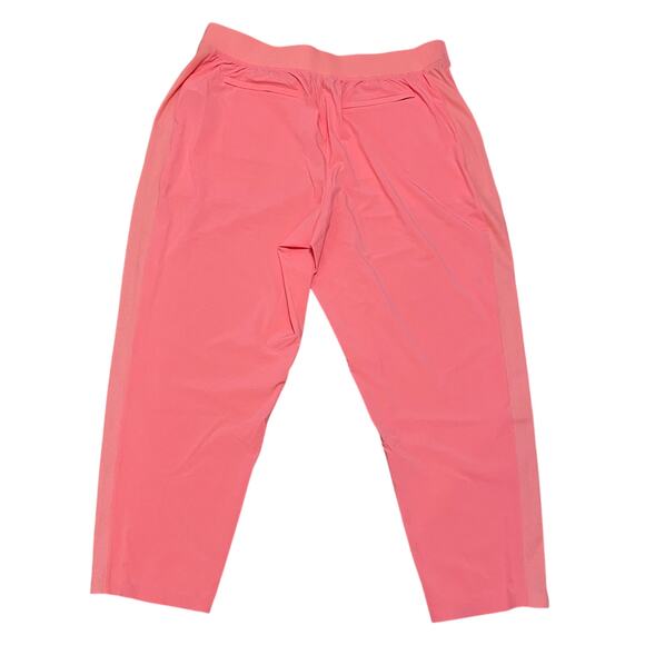 Athleta Brooklyn Ankle Pant Women's 18 Sunset Glow Pink Packable Pull On NWT - Picture 6 of 6